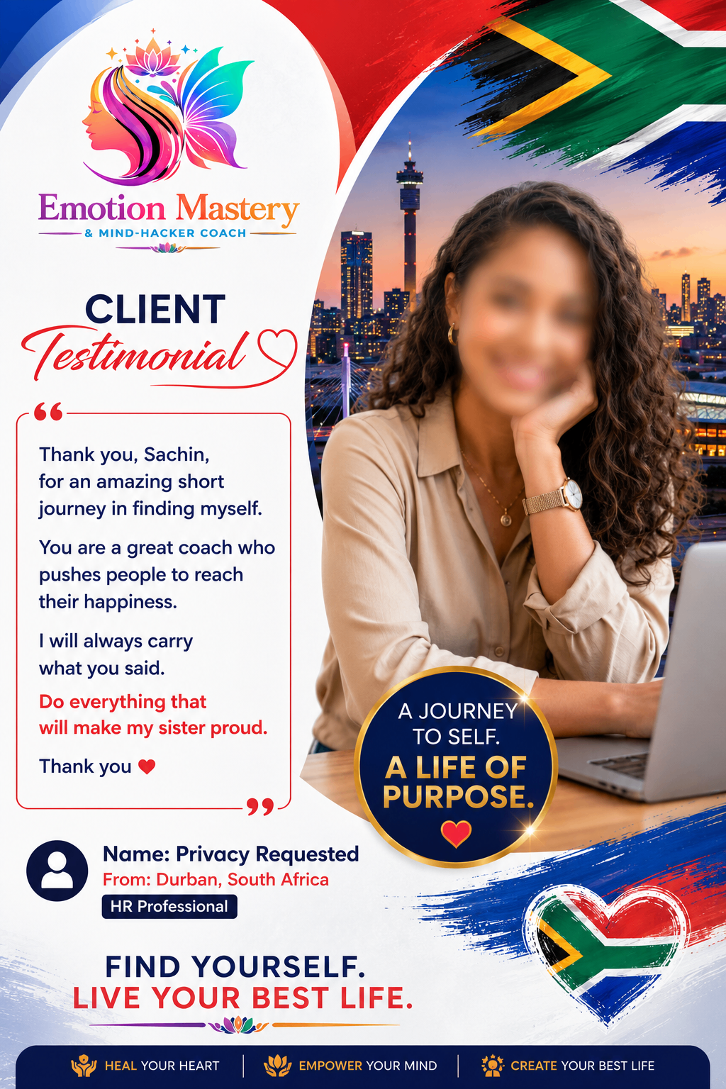 Testimonial from Privacy Requested