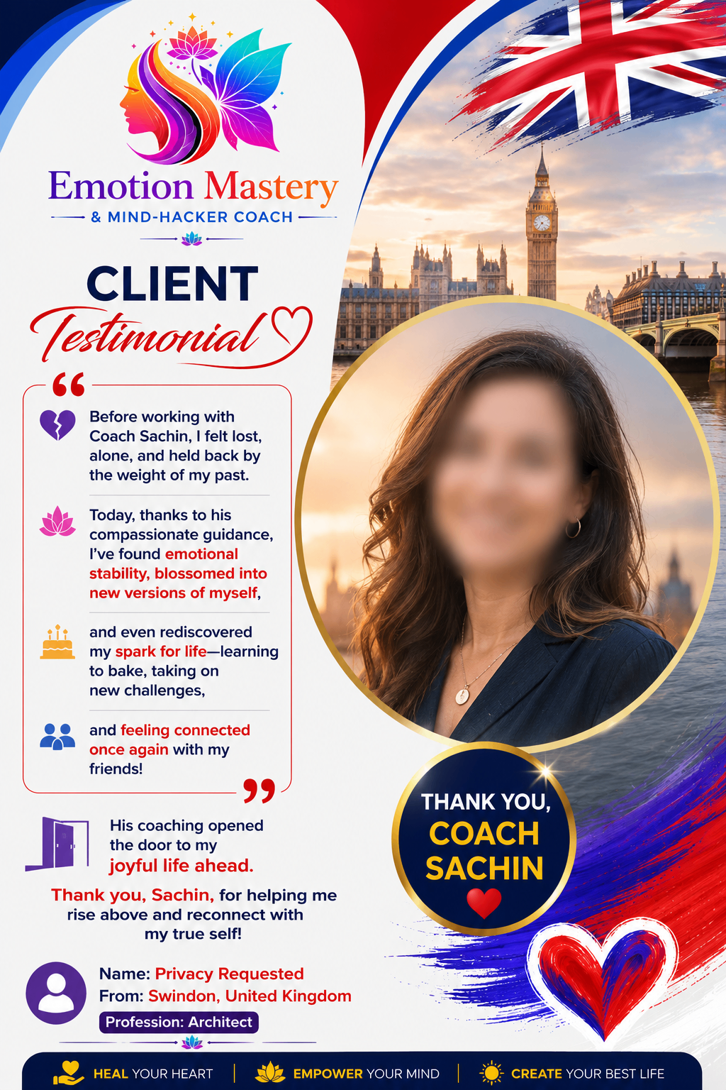 Testimonial from Privacy Requested