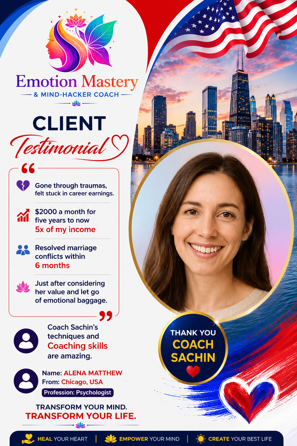 Testimonial from Alena Matthew